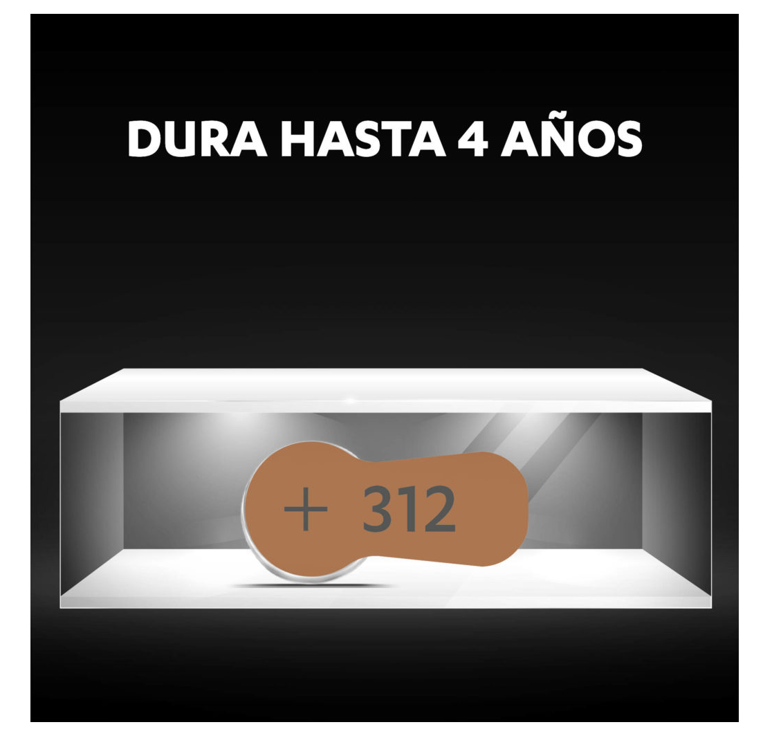 Pilas Para Audifonos Duracell 312  Pack De 32 Piezas Nuevas