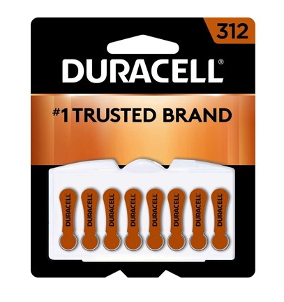 Pilas Para Audifonos Duracell 312  Pack De 32 Piezas Nuevas