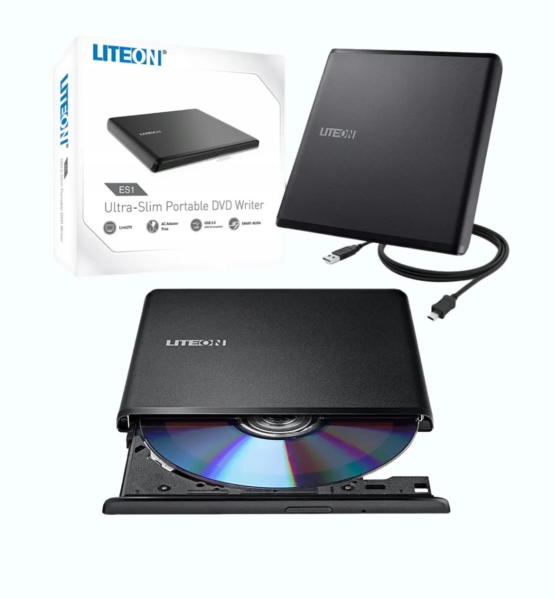 Grabador Externo Dvd Liteon Usb Ultra-slim Dvd+/-rw