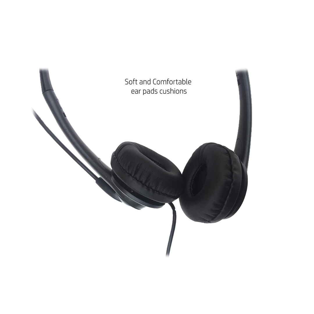 Audífonos HP Alambrico Conexion 3.5mm Negro
