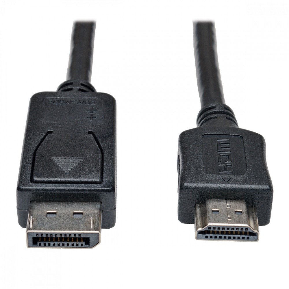 Cable Displayport A Hdmi 1.8 Metros Color Negro